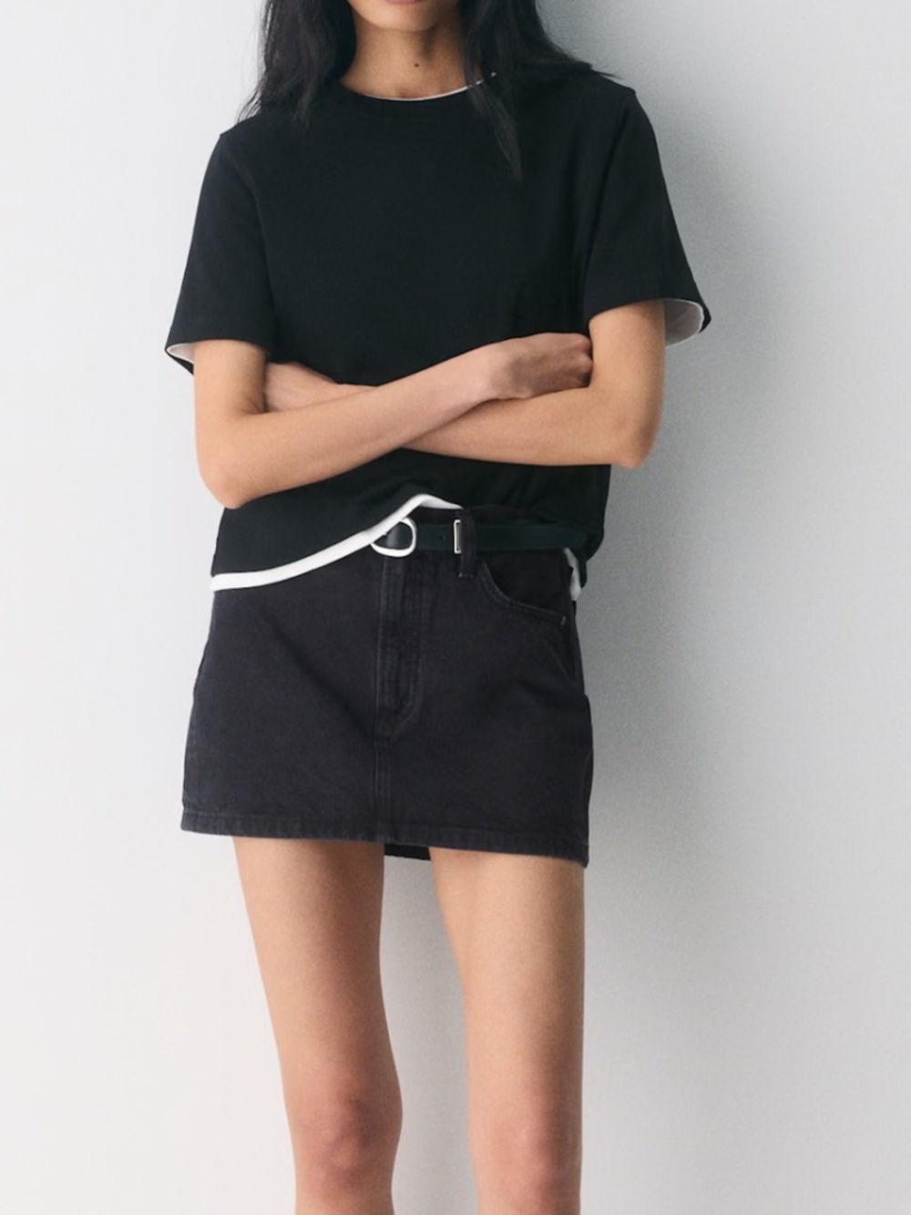 Aritzia Denim Forum The '90s Ricci Denim Skirt
